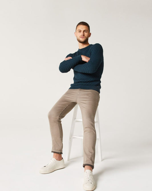 Branded Export Quality | Skin Brown Stretch Jeans