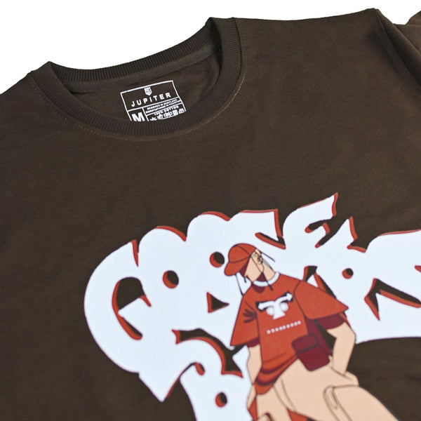 Jupiter Goosebumps Cotton Graphic Tee For Men