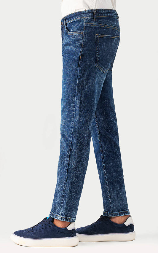 STRAIGHT FIT JEAN FEDED NAVY BLUE (Export Quality)