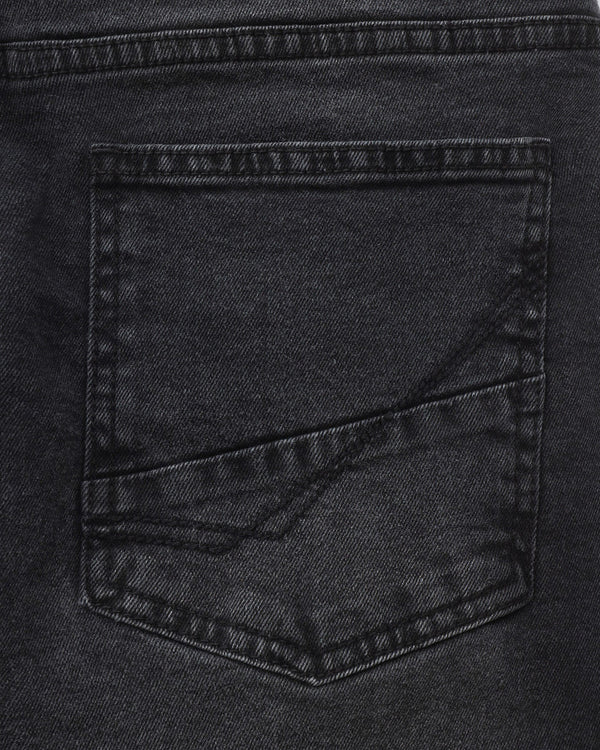 Stretch ( Mid-blk ) jeans slim-fit