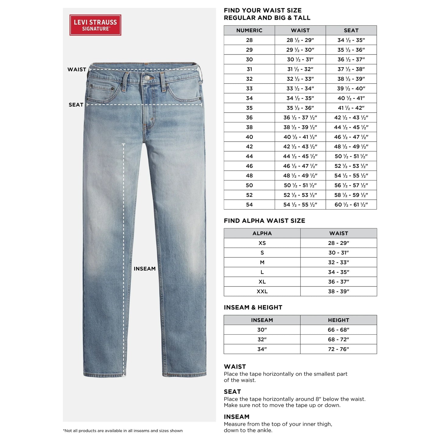 Levi's Strauss Signature Men's Straight Fit Jeans diesel green