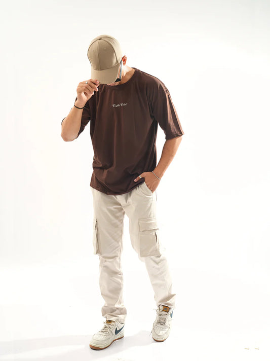 Straight-fit Offwhite Cargo Pants