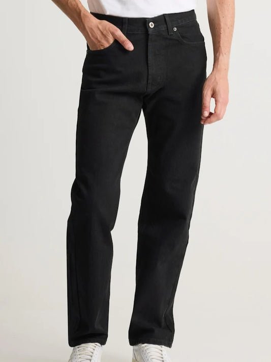 Men's Relaxed Fit Black Jeans