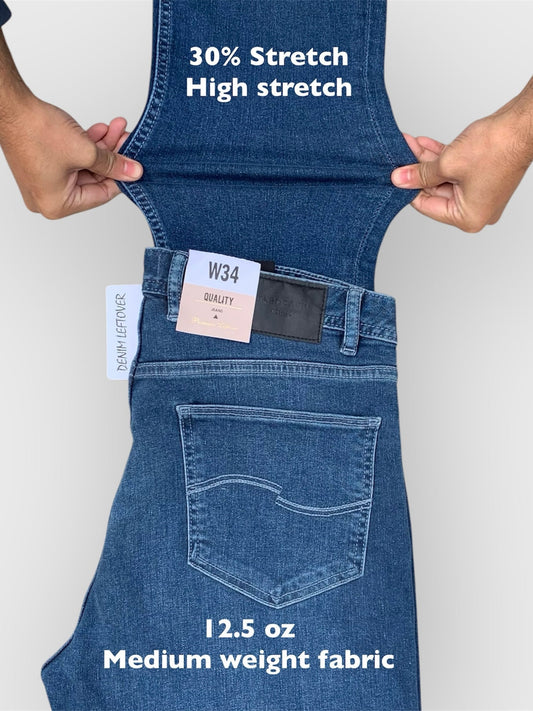 Mid Blue - Extra Stretch – Comfort Fit (Export Quality)