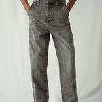 Loose Fit Baggy Jeans - Grey