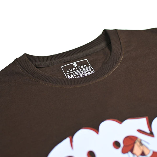 Jupiter Goosebumps Cotton Graphic Tee For Men