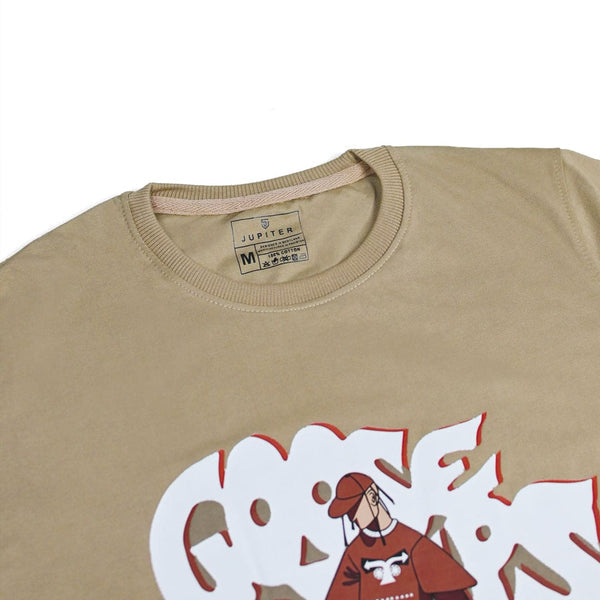 Jupiter Goosebumps Cotton Graphic Tee For Men