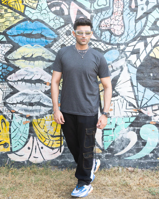 Charcoal Basic Tee