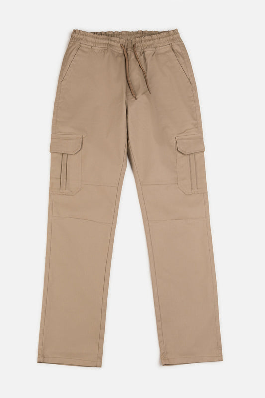 Biege- Relax Fit Cargo