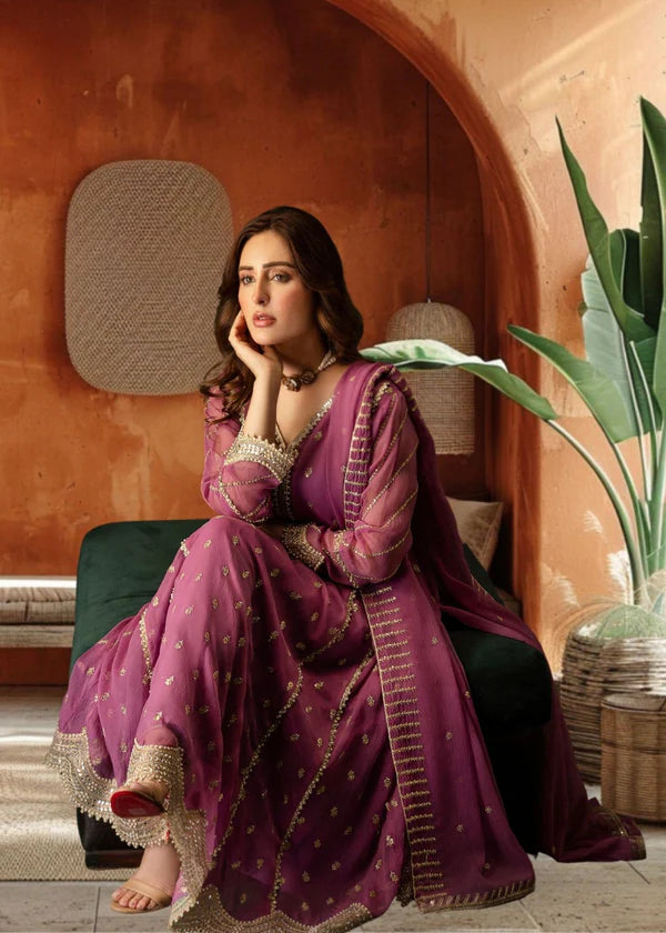 Gulaal Mauve Signature Couture | Stitched 3 Piece Set