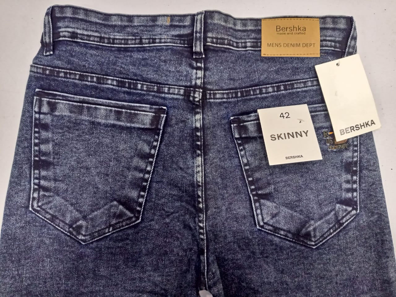 Orginal Faded blue slim & skin fit (Export Quality Jeans)