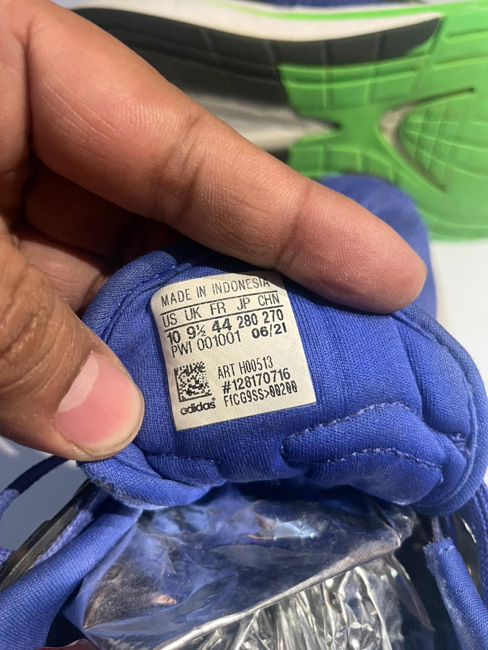 Adidas blue-white sneaker