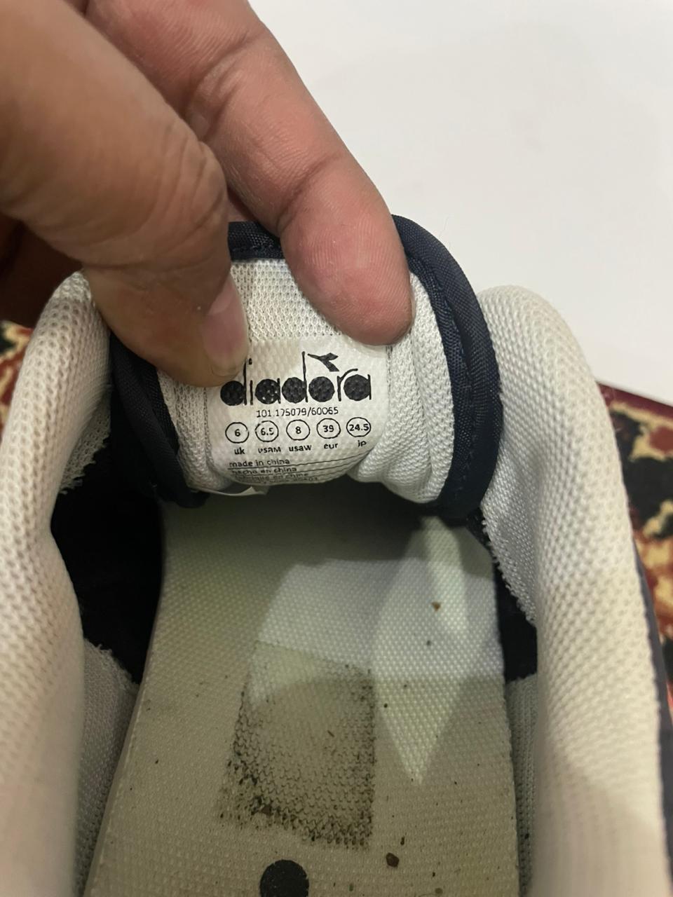 DIADORA TRAINER BLACK-RED