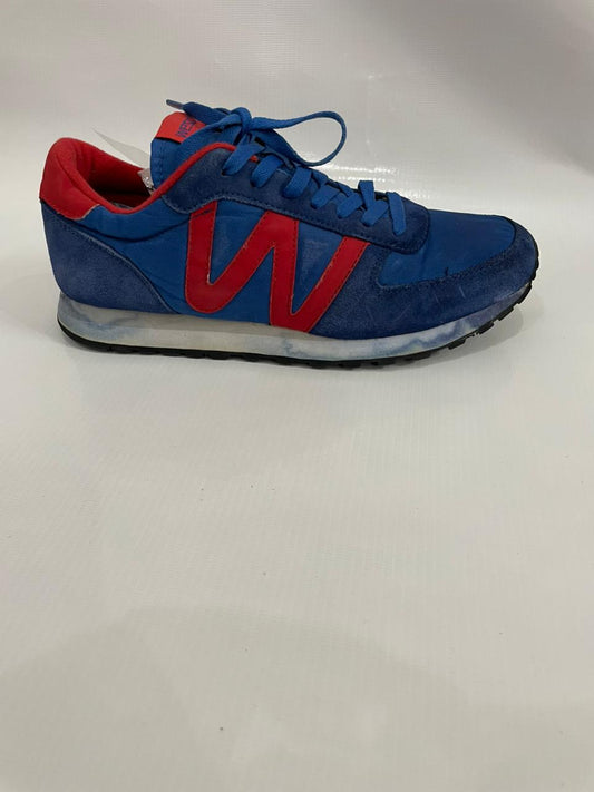 GUNDER BLUE-WHITE SNEAKERS