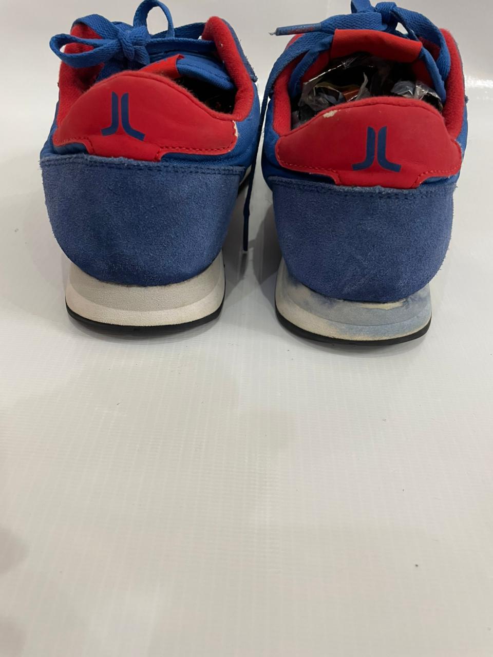 GUNDER BLUE-WHITE SNEAKERS