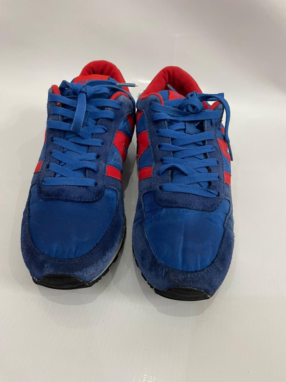 GUNDER BLUE-WHITE SNEAKERS