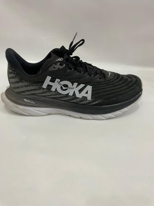 HOKA BLACK-WHITE RUNNING SHOES