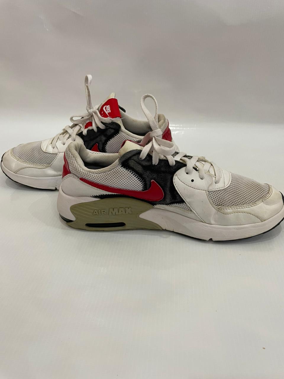 NIKE  WHITE-BLACK RUNNING SHOES