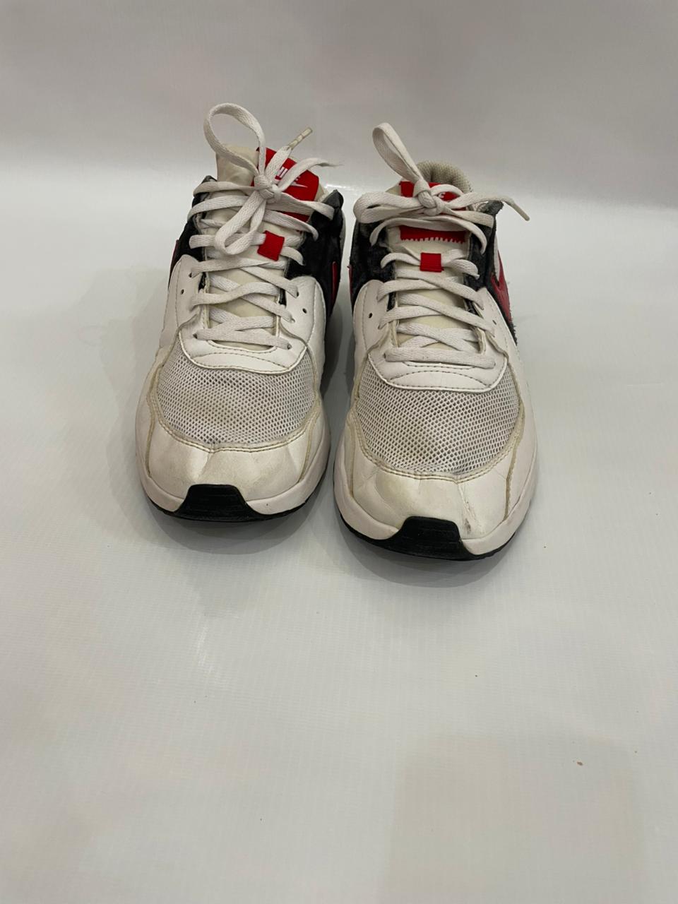 NIKE  WHITE-BLACK RUNNING SHOES