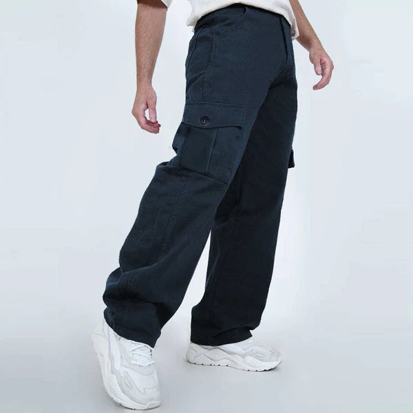 French Twill Trendy Cotton Cargo Trouser