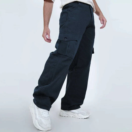 French Twill Trendy Cotton Cargo Trouser