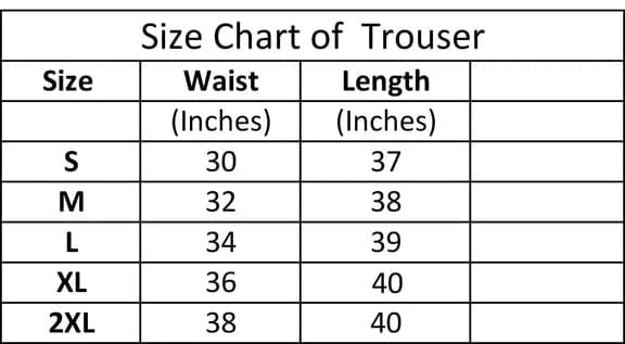 French Twill Trendy Cotton Cargo Trouser