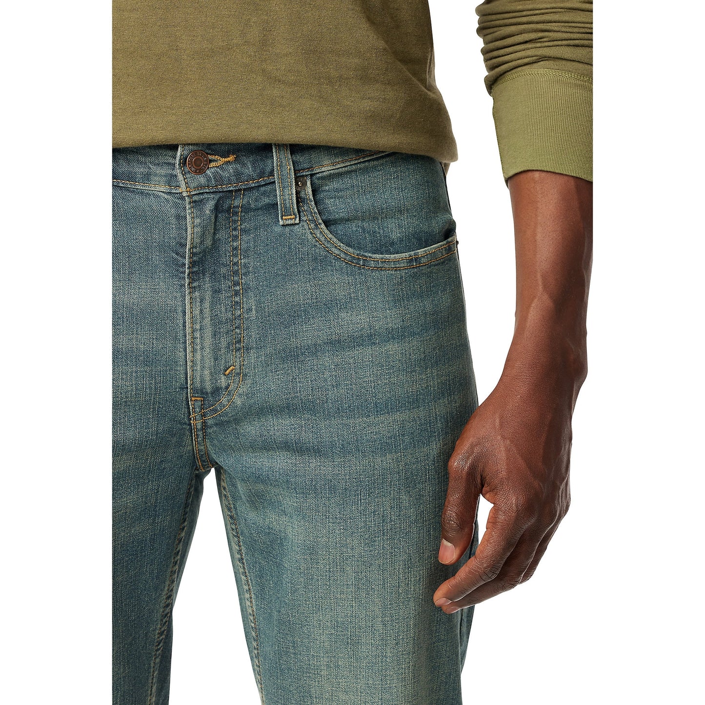 Levi's Strauss Signature Men's Straight Fit Jeans Light  Green