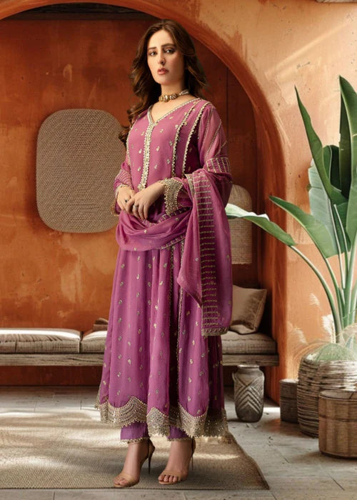 Gulaal Mauve Signature Couture | Stitched 3 Piece Set