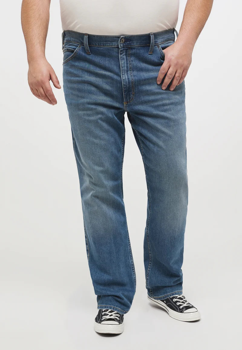 MUSTANG BLUE EXPORT LEFTOVER Men's Straight FIT JEANS 100% ORIGINAL