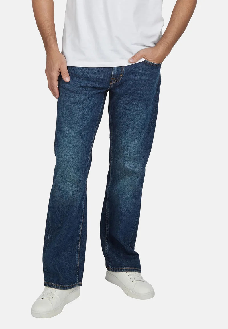 MUSTANG Dk BLUE  EXPORT LEFTOVER Men's Straight Fit (100% ORIGINAL)