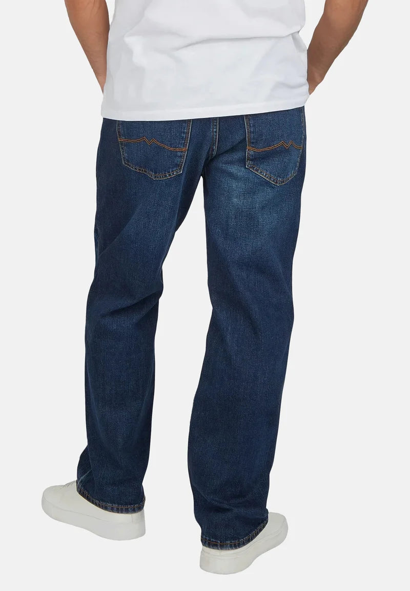 MUSTANG Dk BLUE  EXPORT LEFTOVER Men's Straight Fit (100% ORIGINAL)