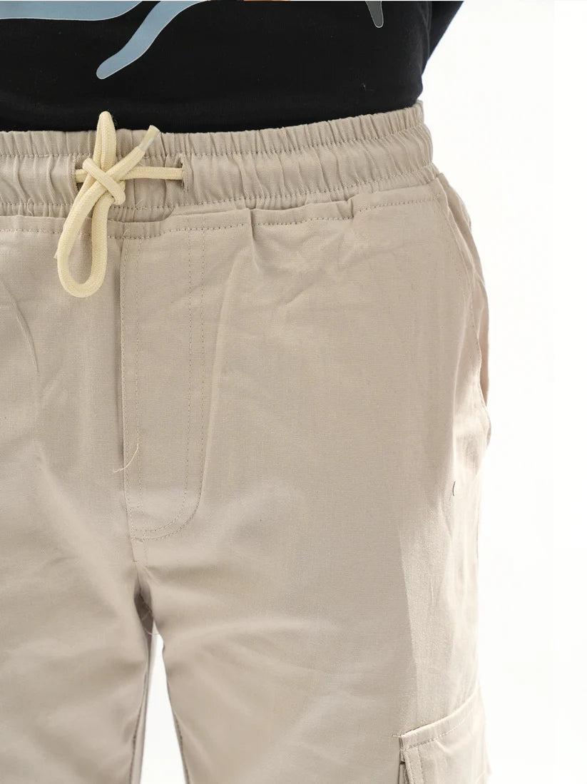 Straight-fit Offwhite Cargo Pants