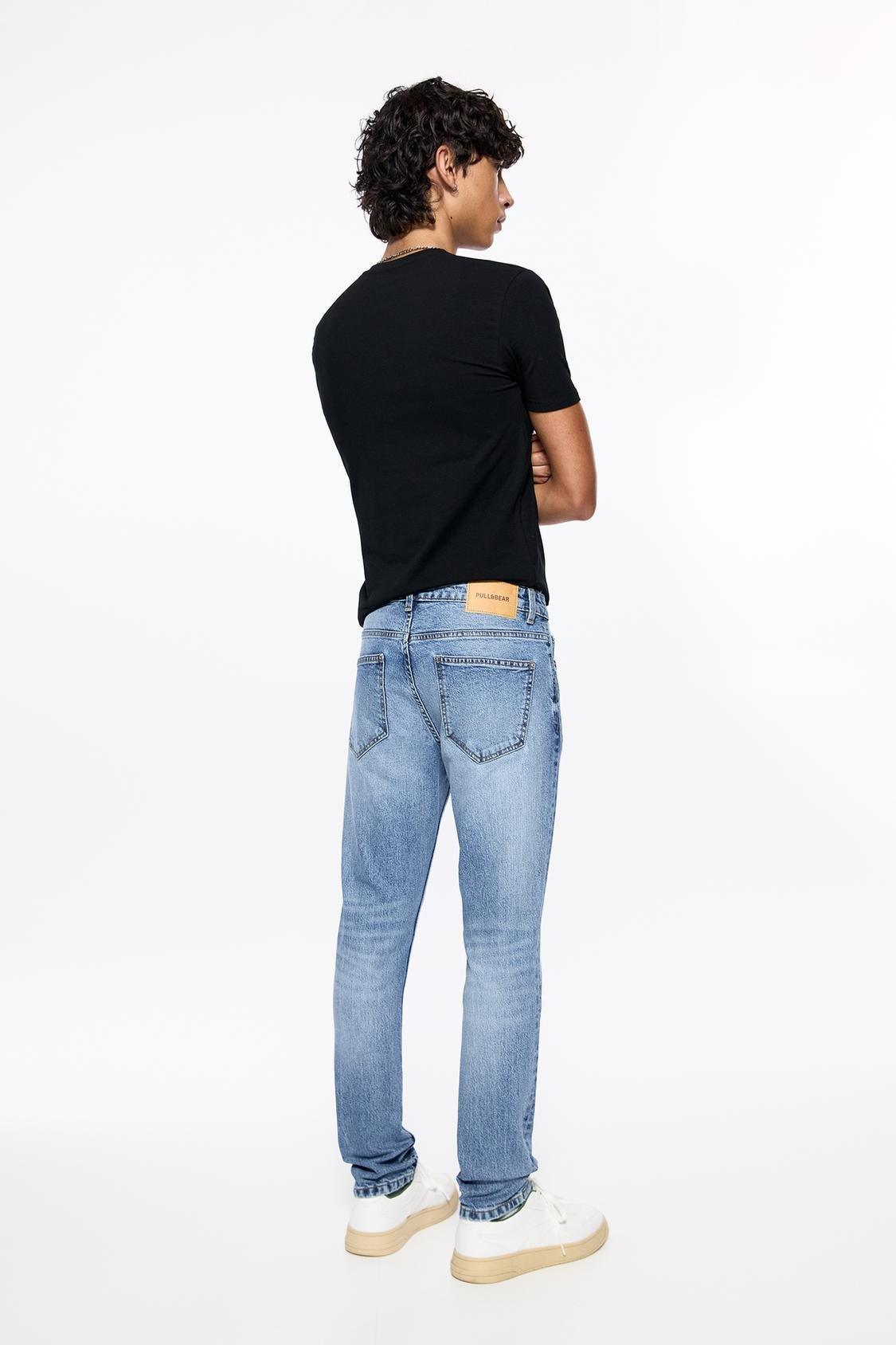 denim blue color Branded Export Quality | Straight Comfort Fit Jeans export quality