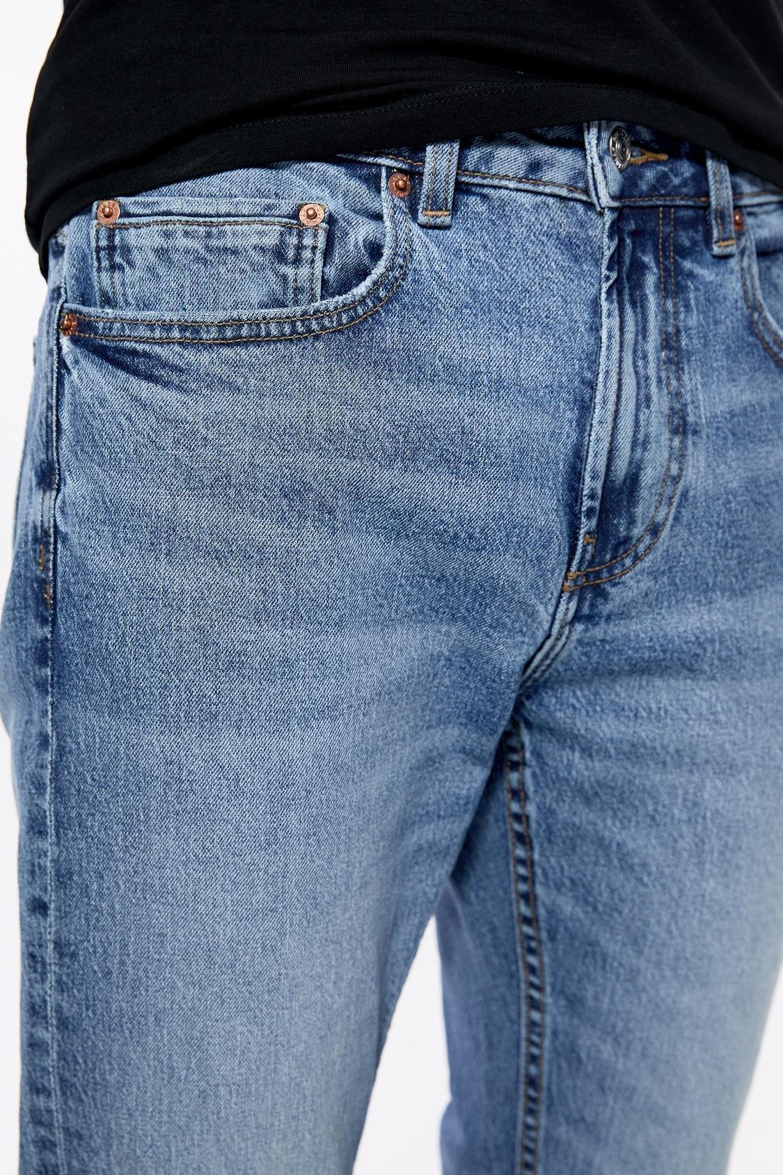 denim blue color Branded Export Quality | Straight Comfort Fit Jeans export quality