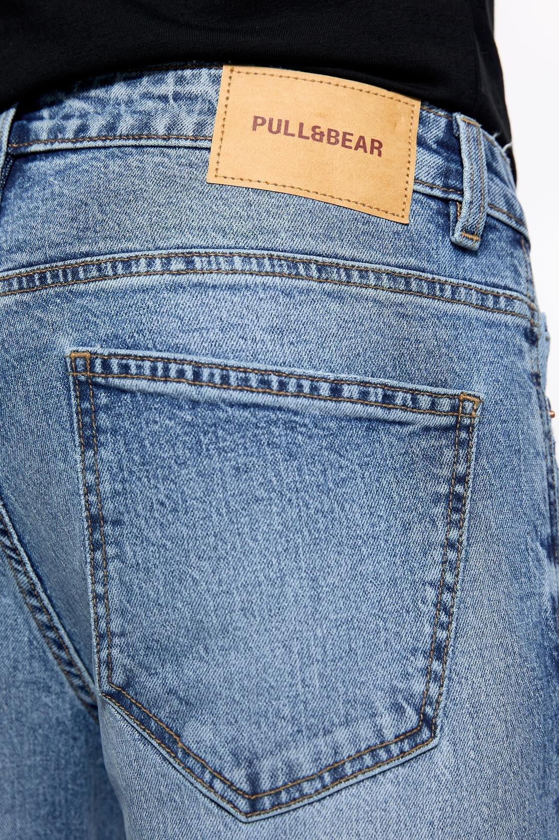 denim blue color Branded Export Quality | Straight Comfort Fit Jeans export quality