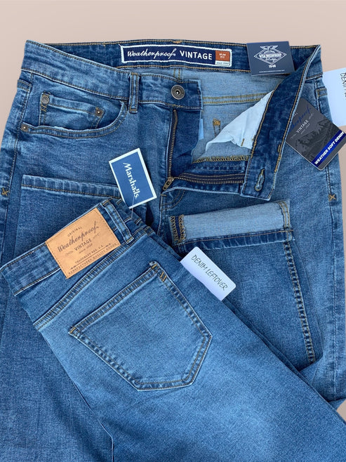 Men's Slim Fit Light Blue Jean