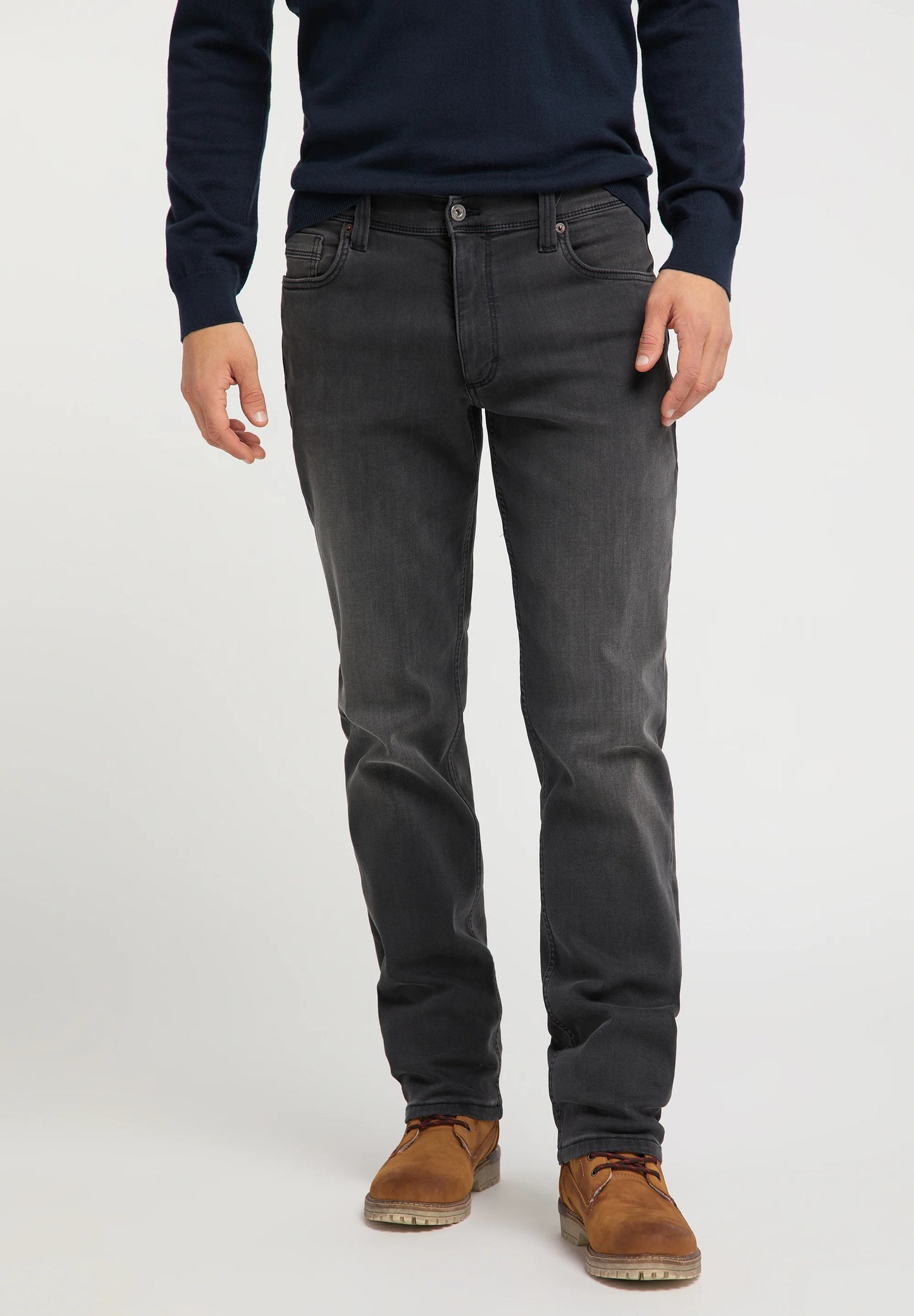 MUSTANG DK GREY EXPORT LEFTOVER Men's Straight FIT JEANS 100% ORIGINAL