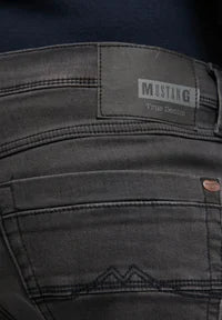 MUSTANG DK GREY EXPORT LEFTOVER Men's Straight FIT JEANS 100% ORIGINAL